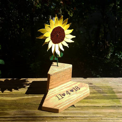 Handmade Steel Sunflower